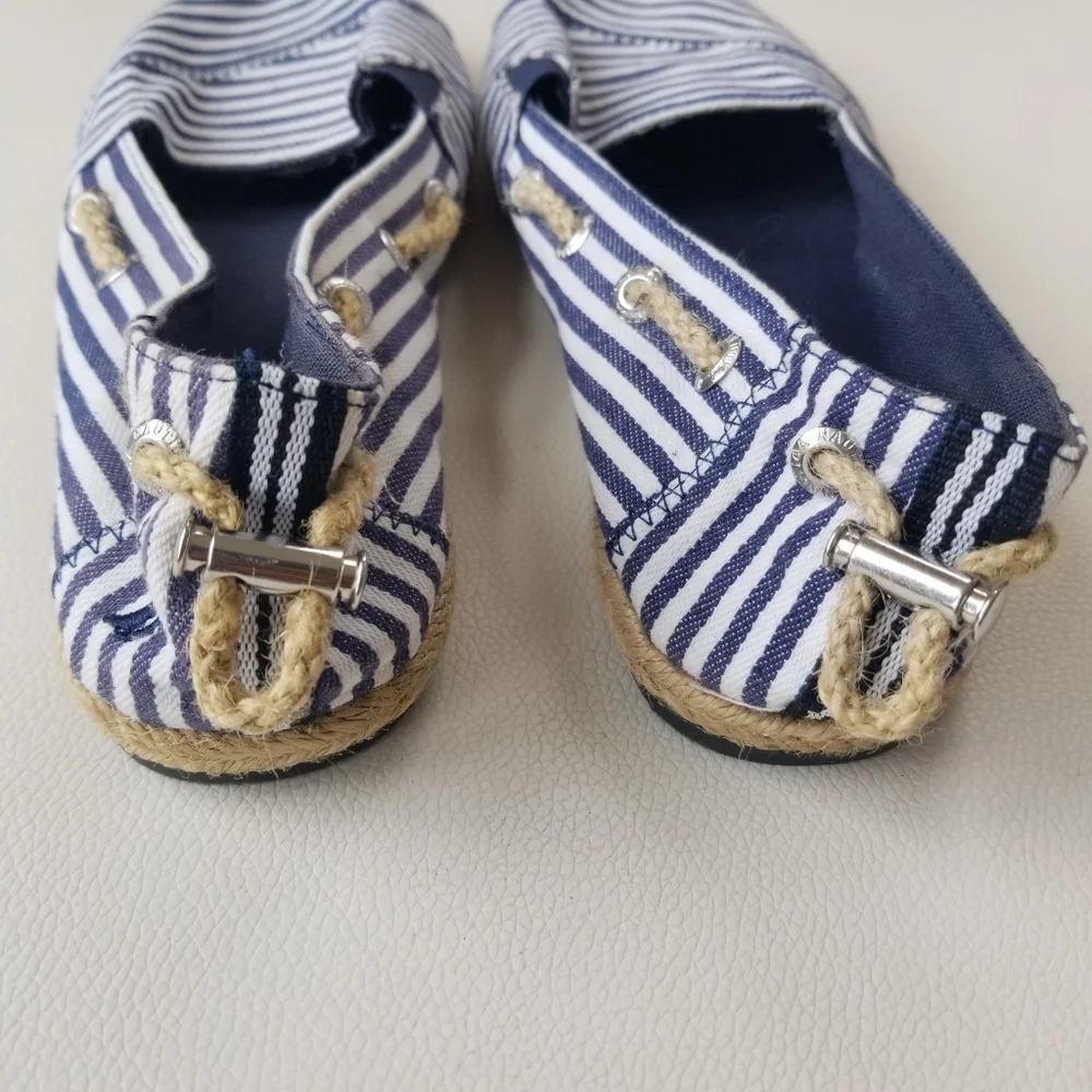Nautica - Rudder 2 - blue & white striped espadrilles
